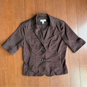 Charlotte Russe Chocolate Brown Blazer